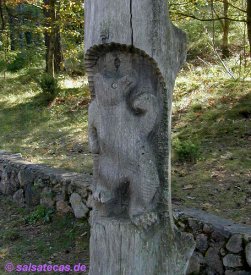 Litauen: Im Naturpark; um diesen Bren rankt sich eine Sage (habe sie leider wieder vergessen)
