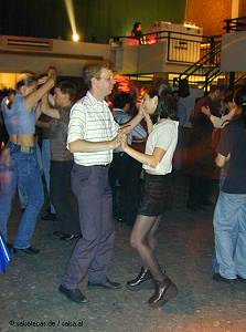 Salsa im Saal der KHG, Aachen: Heinzbert und Madeleine