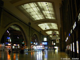 Der Hauptbahnhof Leipzig (anklicken zum Vergr��ern, mit ALT+F4 wieder schliessen)