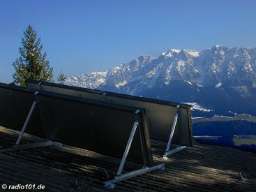 Sonnenkollektor  (click to enlarge - anklicken zum Vergrößern)